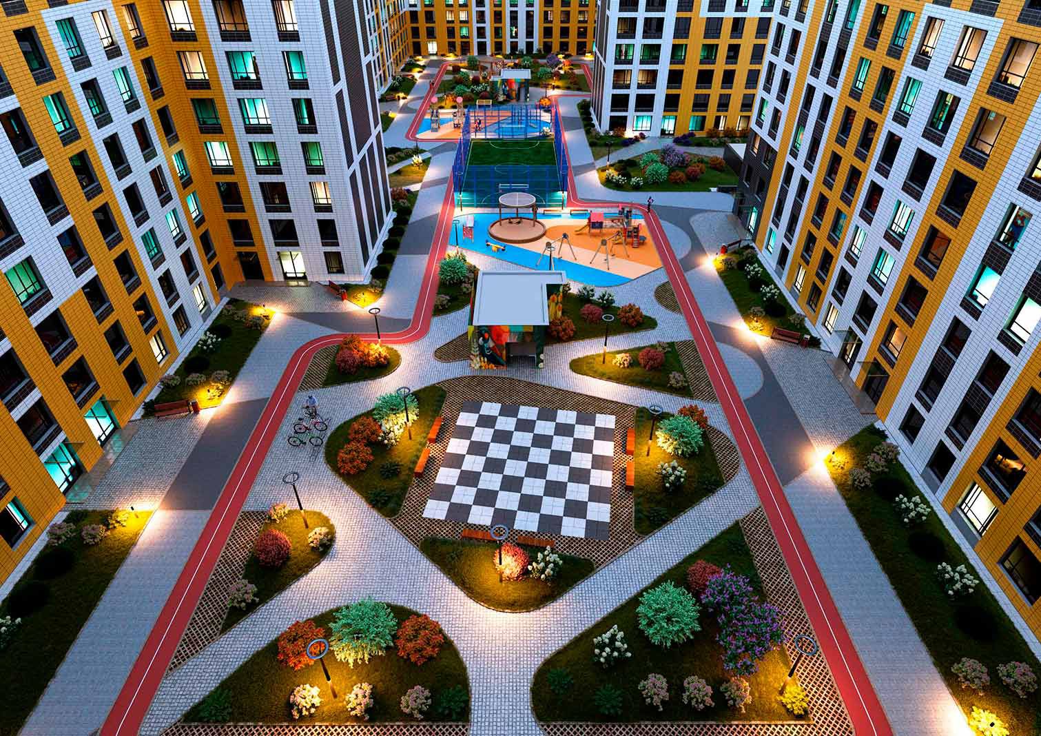 Портфолио. Подробнее о проекте Сквер им. П.И. Багратиона