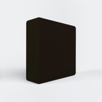 Чёрный однослойный