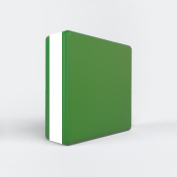 Зелёный / белый / зелёный