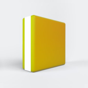 Жёлтый / белый / жёлтый