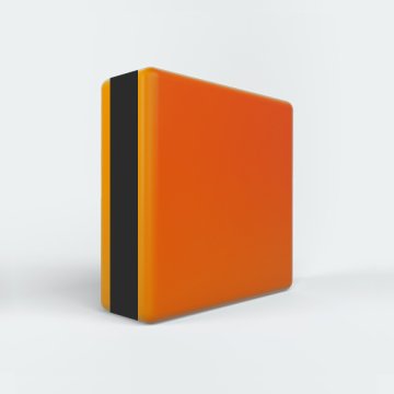 Оранжевый / чёрный / оранжевый